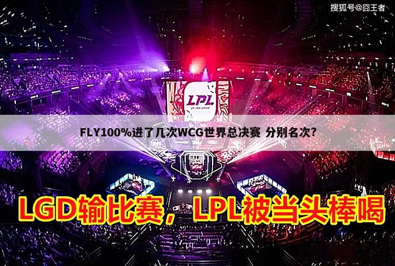 FLY100%进了几次WCG世界总决赛 分别名次?
